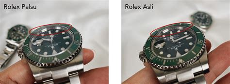 rolex asli dan palsu.